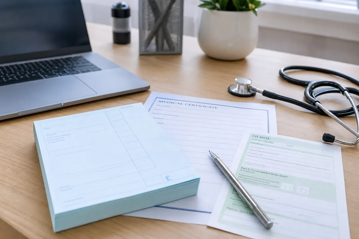Sick notes, fit notes & prescriptions